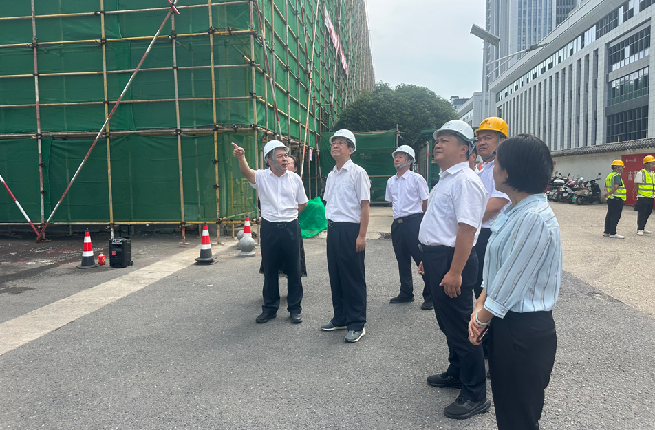 南昌市人大常委會副主任、黨組成員王強(qiáng)一行到新建區(qū)老舊小區(qū)改造項(xiàng)目檢查調(diào)研